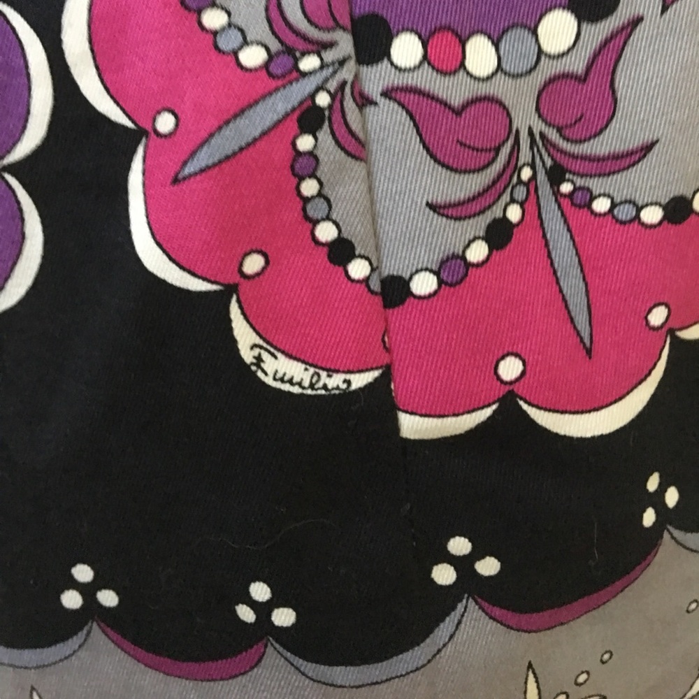 Sold-  Vintage Emilio Pucci Printed Palazzo Pants - Picture 5 of 8
